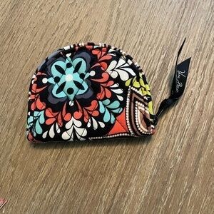 Vera Bradley change purse and ID holder with key ring